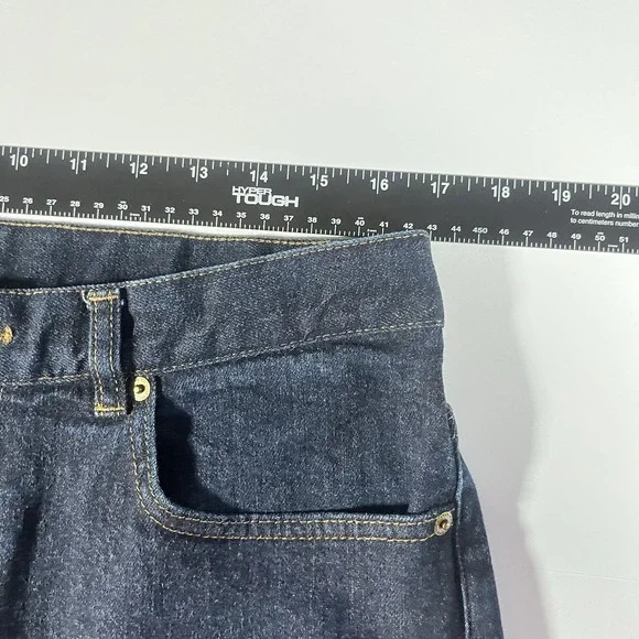 LRL Lauren Ralph Lauren Jeans Womens 12P Size 12 Petite Classic Straight Denim - Picture 5 of 12